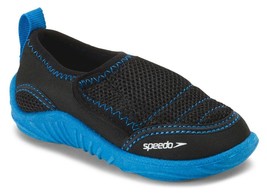 NEW Speedo Kids Toddler Boys Girls Black/Blue Surfwalker Beach Pool Water Shoes - £10.18 GBP