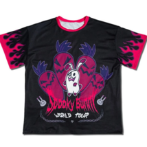 Goth Emo Lolita Punk Rave Kawaii E Girl Spooky Bunny Tee T - shirt L - £23.88 GBP