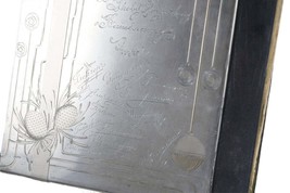 Antique Russian silver mounted desk folio - £454.47 GBP