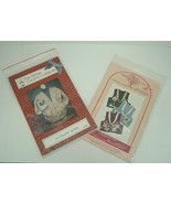Applique pattern 2 set lot country bears gingerbread bird house for clot... - $19.75