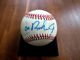 Cal Ripken Jr Orioles Hof Rookie Signed Auto Vintage Game Used Oal Baseball Jsa - £156.90 GBP