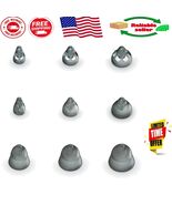 Small Hearing Aid Open Domes Pack of 10 - Lightweight Silicone Comfort - $26.56 CAD