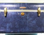 Vintage Blue Schwayder Bros. Samsonite Overnight Luggage Case With Key #... - £62.89 GBP
