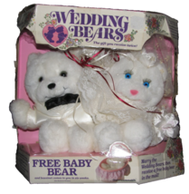 Commonwealth Wedding Bears Bride and Groom 1985 VTG - $55.43