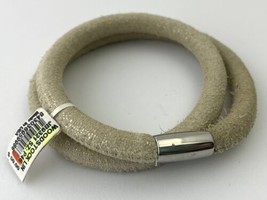 Authentic Brighton Woodstock Double Bracelet, JB9321, Linen New - £29.57 GBP