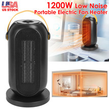 1200W Portable Electric Heater PTC Ceramic Heating Space Heater Fan Home... - £43.27 GBP