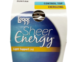 L&#39;eggs Sheer Energy Control Top Pantyhose Tights, Energizing, Size Q, SU... - $5.90