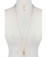 Arrow Head Pendant Necklace - £15.18 GBP