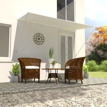 Awning Cream Steel frame and 100% polyester fabric with PA coating - $130.67
