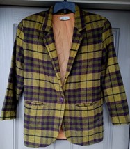 Woman&#39;s Wool Jacket Blazer Coat Daily Habit New York Sz 7 - £13.73 GBP