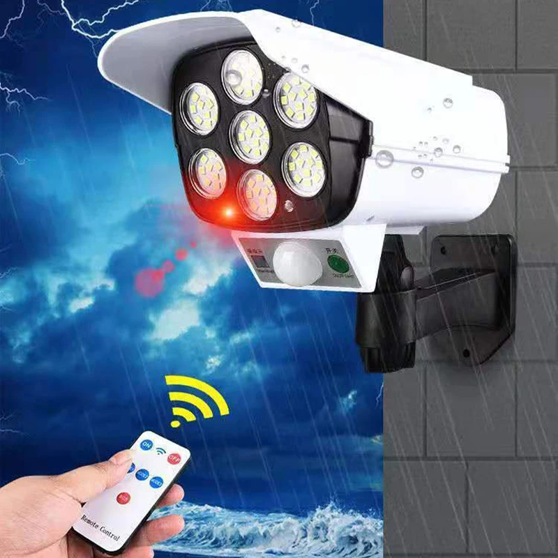 LED Solar Light Motion Sensor Security Dummy Camera Wireless Outdoor IP65 Waterp - £90.48 GBP