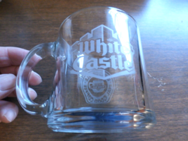 White Castle Real Good Coffee Mug Etched Glass - £5.10 GBP