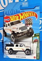 Hot Wheels 2021 Factory Set HW Getaways &#39;20 Jeep Gladiator Dollar General White - £3.87 GBP
