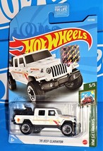 Hot Wheels 2021 Factory Set HW Getaways &#39;20 Jeep Gladiator Dollar General White - £3.69 GBP