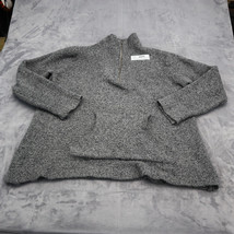 Natural Reflections Sweater Womens XL Gray Casual Lightweight Pullover Mock Neck - $25.72