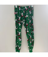 Peanuts Snoopy Christmas Pajama Pants Fleece Holiday XS - $190.06 MXN