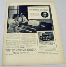 1937 Print Ad The Hammond Organ Mom &amp; Son Yonkers,NY Chicago,IL - £9.19 GBP