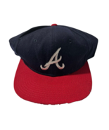 Vtg Atlanta Braves Sports Specialties Hat Blue Script Logo Fitted 7 1/4 Distress - $180.50