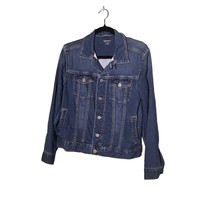 GAP KIDS Big Girls Size XXL Distressed Faded Button Front Jean Jacket Casual - £13.39 GBP