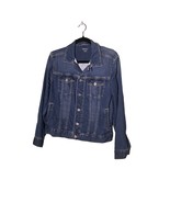 GAP KIDS Big Girls Size XXL Distressed Faded Button Front Jean Jacket Ca... - £13.22 GBP