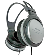Sony MDR-XD100 Headband Black/Silver Stereo 11.5ft Corded Headphones - EUC - $43.02 CAD