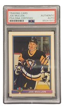 Joe Mullen Signed 1991 Bowman #79 Pittsburgh Penguins Hockey PSA Card / ... - £38.77 GBP