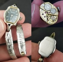Vintage Bulova watch Ladies  10K GOLD rgp 17 JEWELS Wrist 1961 N1 WORKS - $655.52 MXN
