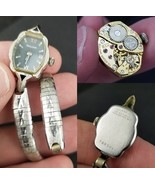 Vintage Bulova watch Ladies  10K GOLD rgp 17 JEWELS Wrist 1961 N1 WORKS - $645.34 MXN