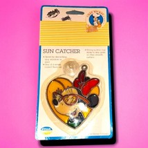 Vintage 1991 Minnie Mouse Suncatcher Stained Glass-style Suction Window ... - $13.98