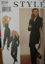 Sewing Pattern Misses sizes 8-18 Tuxedo Style Suit With Camisole Top 2206 UNCUT - £4.73 GBP