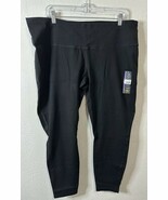 Athletic Works Women’s Dri Works Seamed Tight Ankle Black Leggings Size XXL - $27.06 CAD