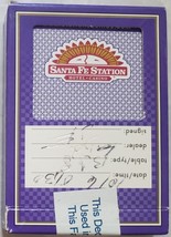 The SANTA FE Las Vegas Playing Cards, Purple, used, sealed - £3.95 GBP