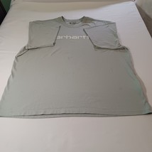 Carhartt K195-H13 Loose Fit Men's Gray Cotton Blend Heavyweight Logo T-Shirt 2XL image 12