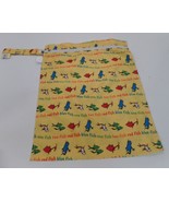  Vintage Dr Seuss One Fish Two Fish Small Zipped Nylon Tote - £15.57 GBP