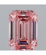 Lab Grown Emerald 3.01 Ct Fancy Intense Pink VS2 IGI Certified CVD Diamond - €1.507,75 EUR