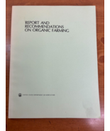 1980 Organic Farming USDA Booklet Report and Recommendations on Organic Farming - $25.95