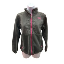 The North Face Jacket Girls M (14/16) Gray Pink Fleece Full Zip Outdoors - €20,32 EUR