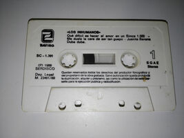LOS INHUMANOS Exitos Cinta Tape Cassette 1989 Sin Caja - $11.79