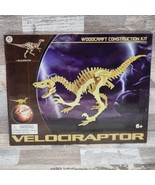 Velociraptor Woodcraft Construction Kit Dinosaurs Model Brand New - £11.70 GBP