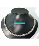 C43 sterling silver byzantine chain - £626.51 GBP
