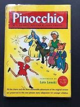 Pinocchio By C Collodi Adapted By Allen Chafee Random House Hc 1946 Lois Lenski - £38.15 GBP