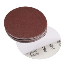 uxcell 6&quot; PSA Sanding Discs 60 Grits Self Stick Aluminum Oxide Sandpaper... - £18.95 GBP