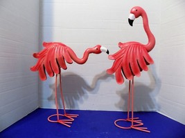 NEW Metal Wooble Flamingo Statue Figurine Home Florida Souvenir - £37.08 GBP