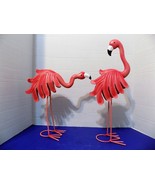 NEW Metal Wooble Flamingo Statue Figurine Home Florida Souvenir - £36.26 GBP