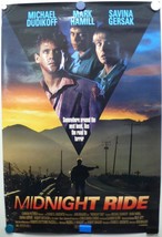 MIDNIGHT RIDE 1992 Michael Dudkoff, Mark Hamill, Savina Gersak-Poster - £14.80 GBP