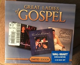 GREAT LADIES OF GOSPEL - 3 CD SET - NEW - HOUSTON, WINANS, STATION - RARE - $4.95