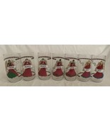 Vintage House of Lloyd 1994 Holiday Angel Glass Tumblers (7) Peace Hope ... - £23.97 GBP