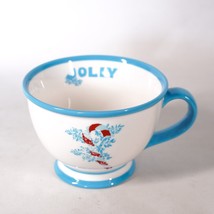 Starbucks 10oz Jolly Candy Cane Holiday 2007 Coffee Tea Ceramic Mug Cup - £13.97 GBP