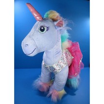 Build a Bear Beary Fairy Friends Purple Rainbow Unicorn w/ Pink Tutu - £19.17 GBP