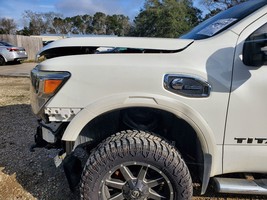 2017 Nissan Titan XD OEM QAB White Pearl Pro4X Front Left Fender  - $618.75